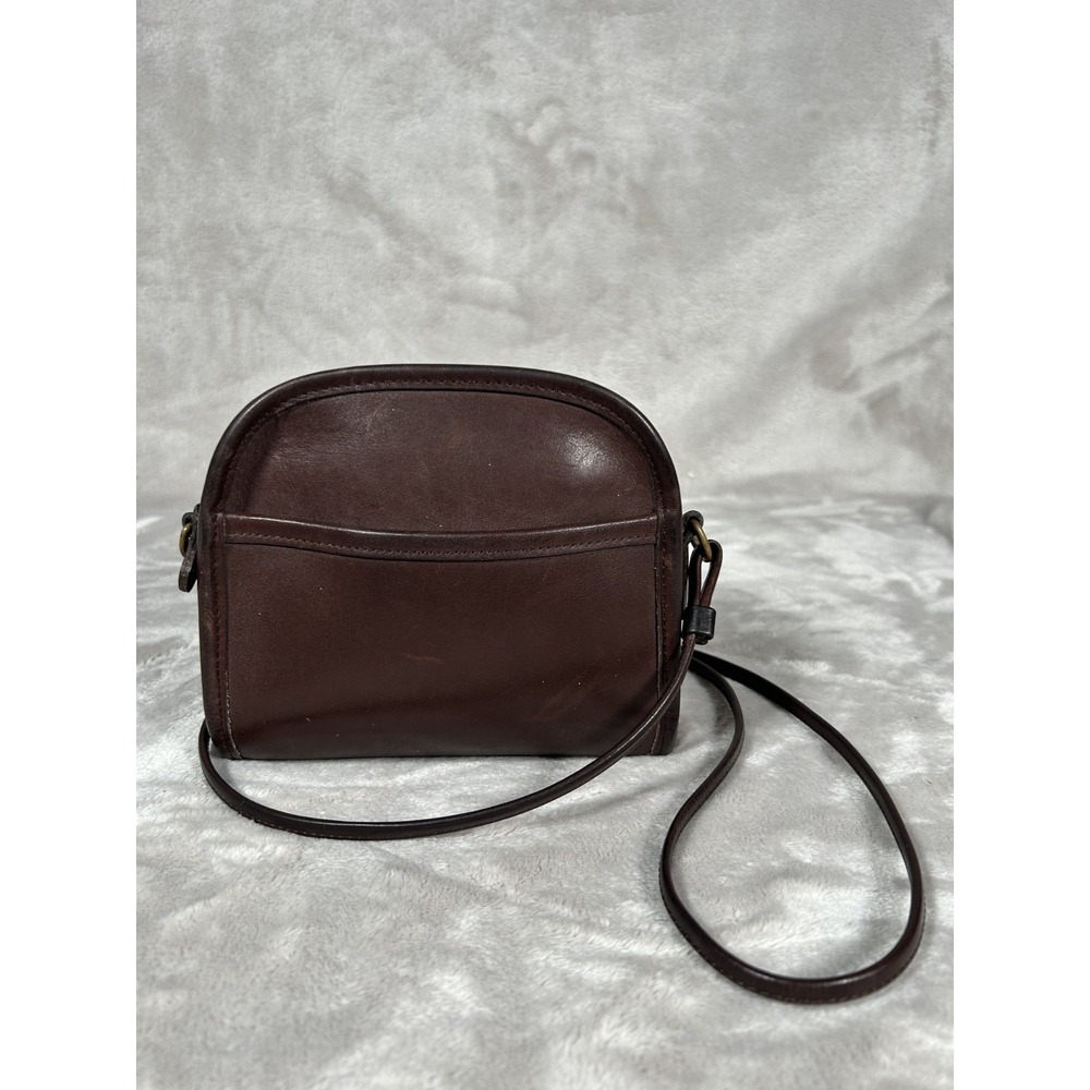 Vintage COACH Legacy Abbie Purse Handbag Brown Leather Crossbody Strap #9017 USA - Picture 7 of 13
